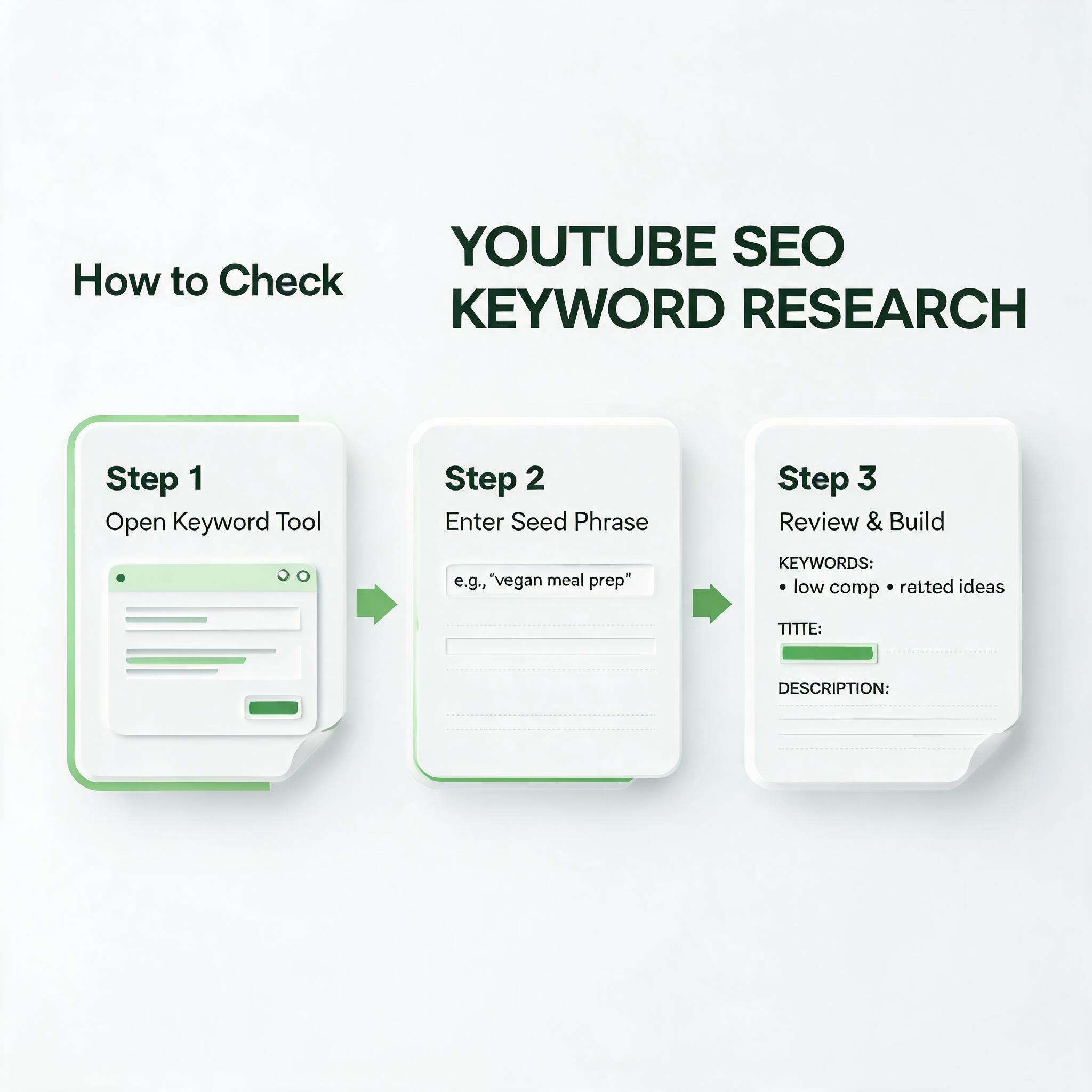 YouTube Keyword Research Guide checking workflow