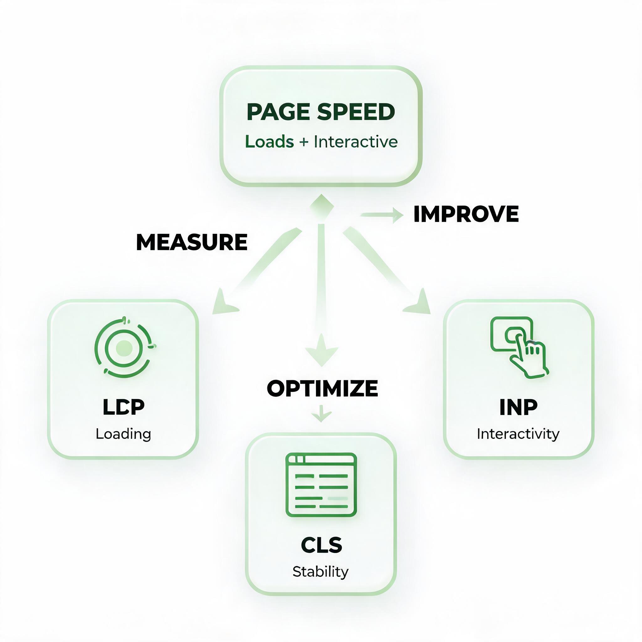 Page Speed and SEO: A Complete Guide concept illustration