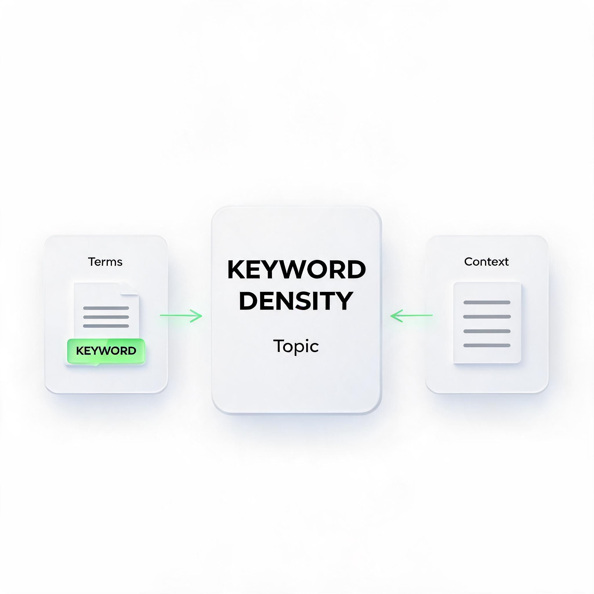 What Is Keyword Density? concept illustration