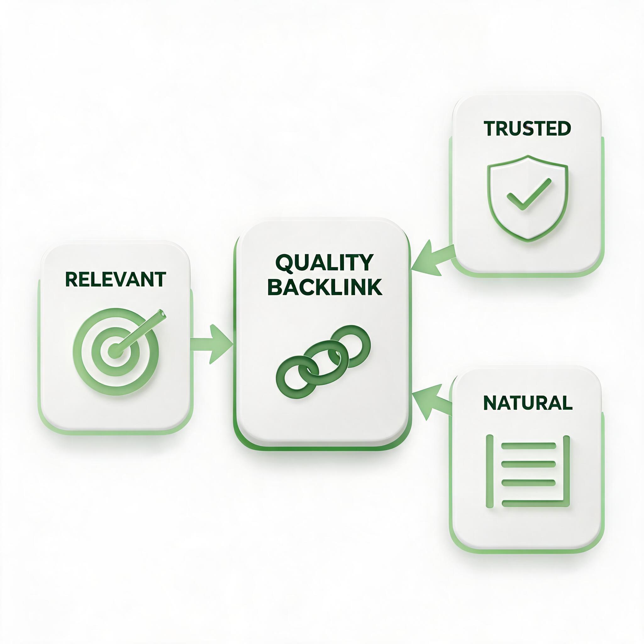 What Makes a Quality Backlink? concept illustration
