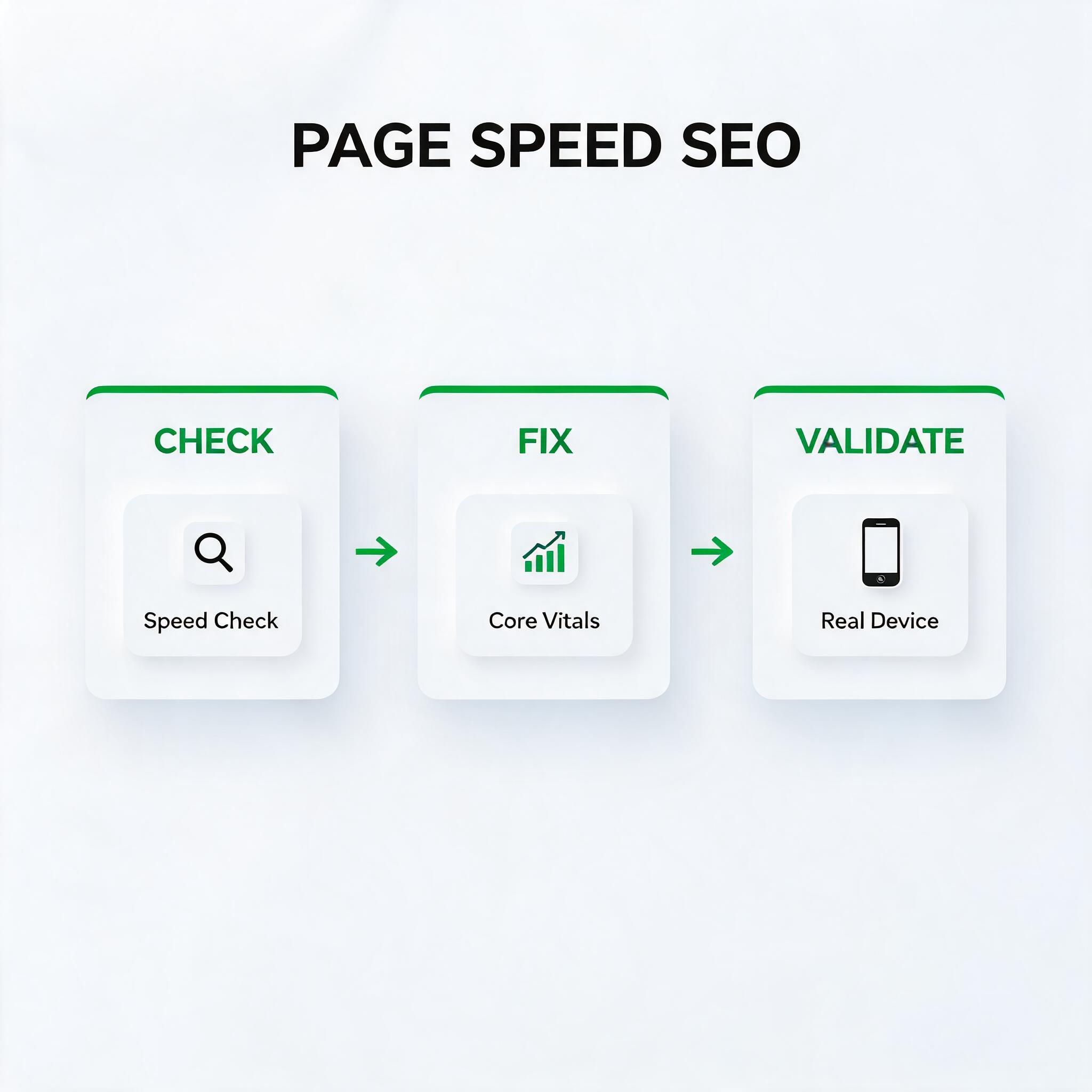 Page Speed and SEO: A Complete Guide checking workflow