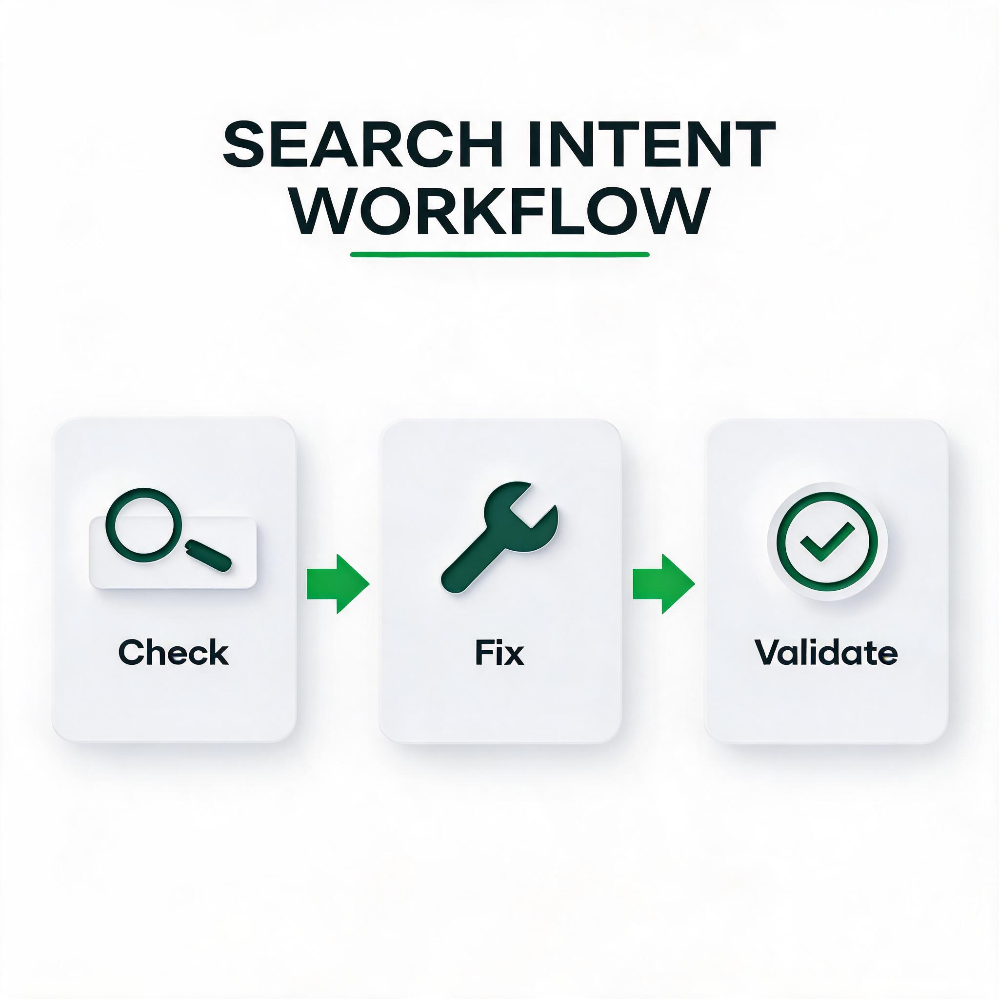 What Is Search Intent? A Complete Guide checking workflow