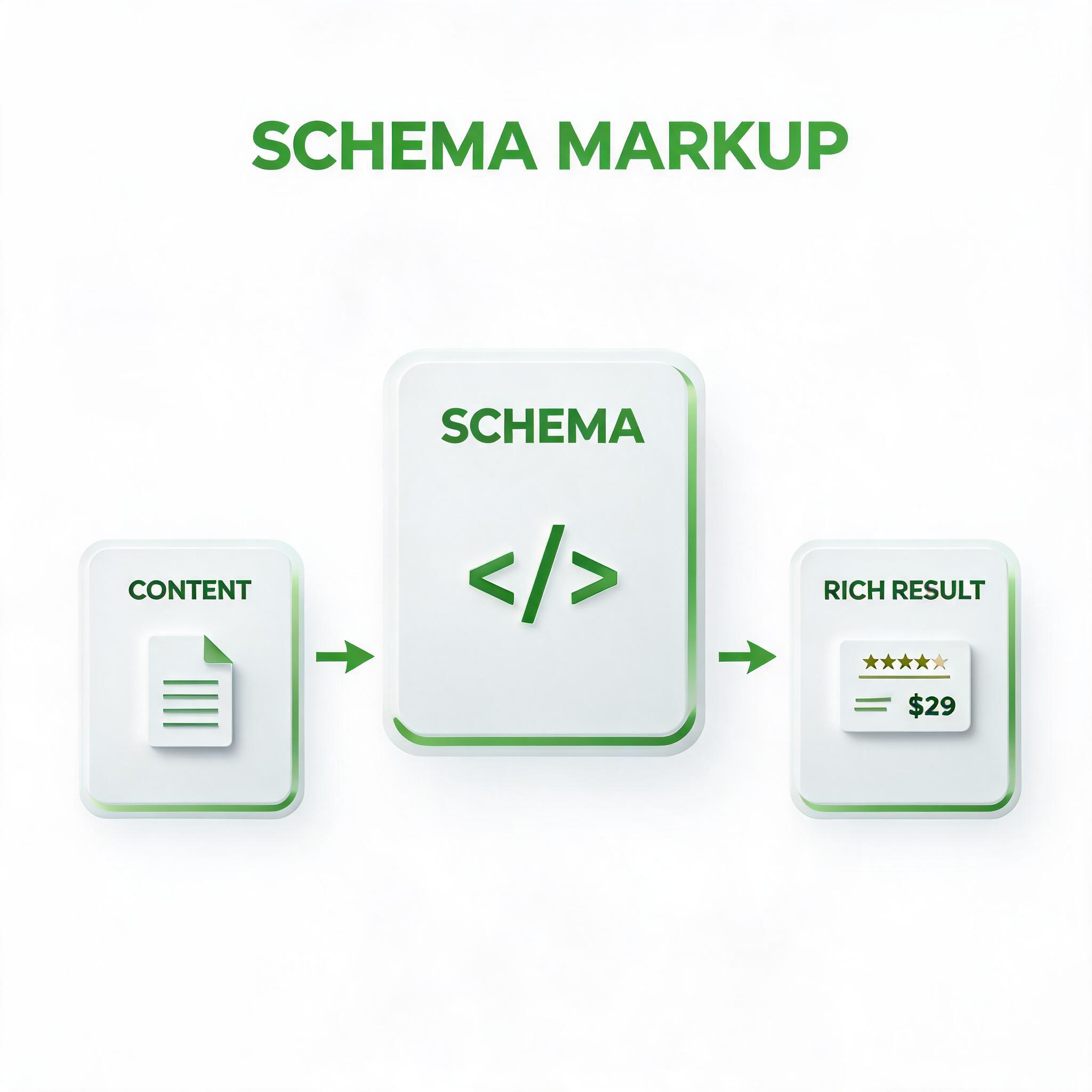 What Is Schema Markup? A Beginner's Guide to Structured Data concept illustration